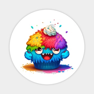 Cupcake Monster Magnet